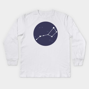 Ursa Major Constellation Kids Long Sleeve T-Shirt